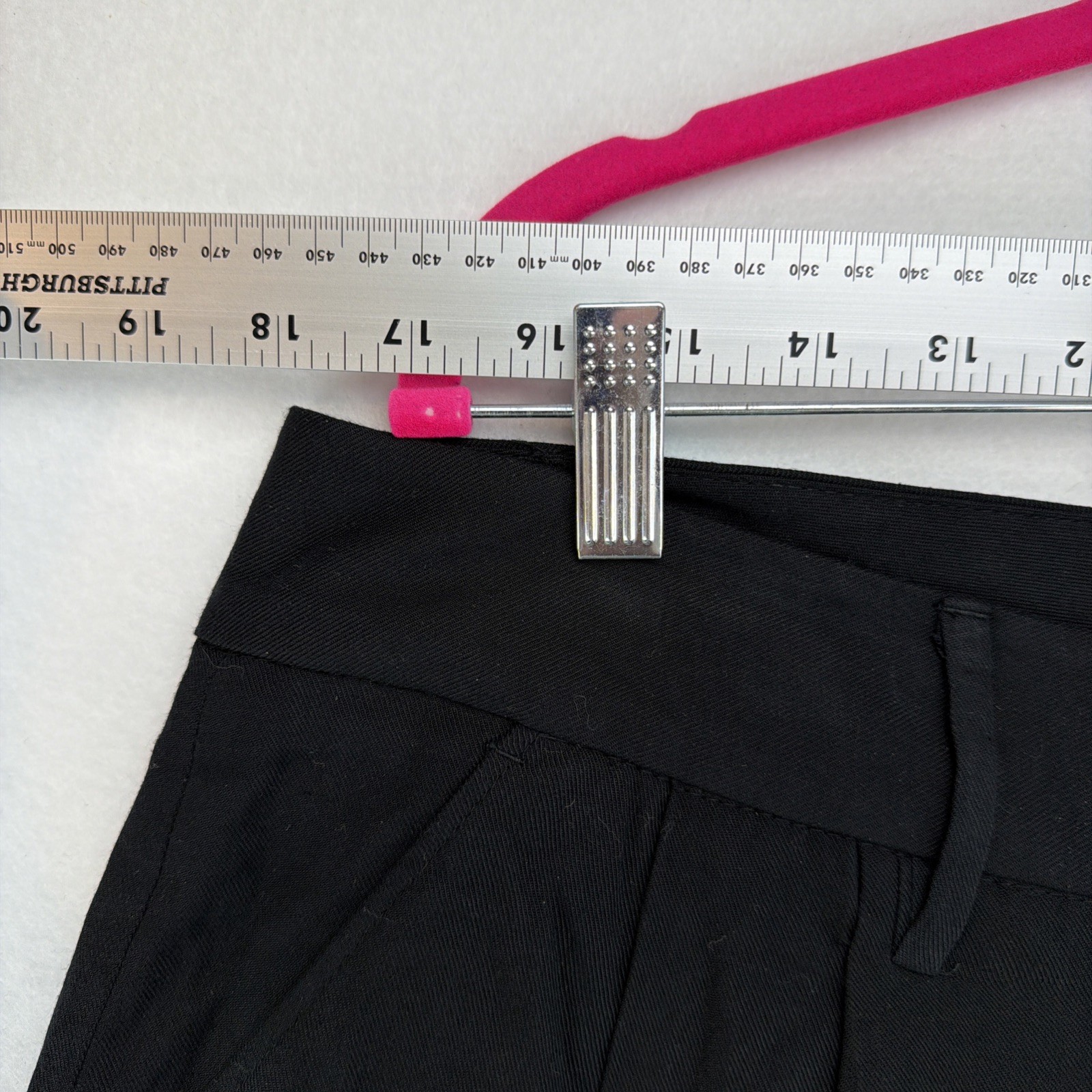 Allen B by Allen Schwartz Pants Women’s Rayon Sz 16 Black With Accent Chain NWT