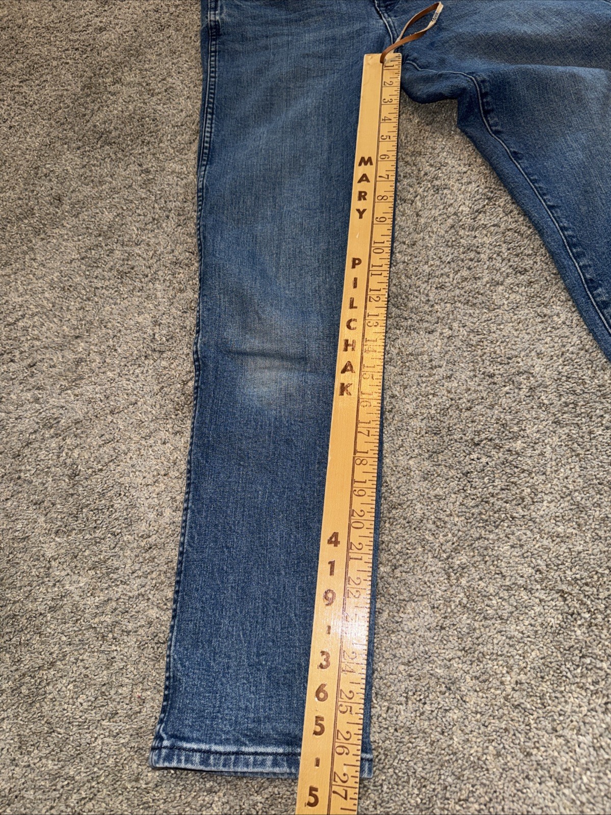 GAP Vintage Slim High Rise Jeans Medium Wash Size 8/29 Long Stretch
