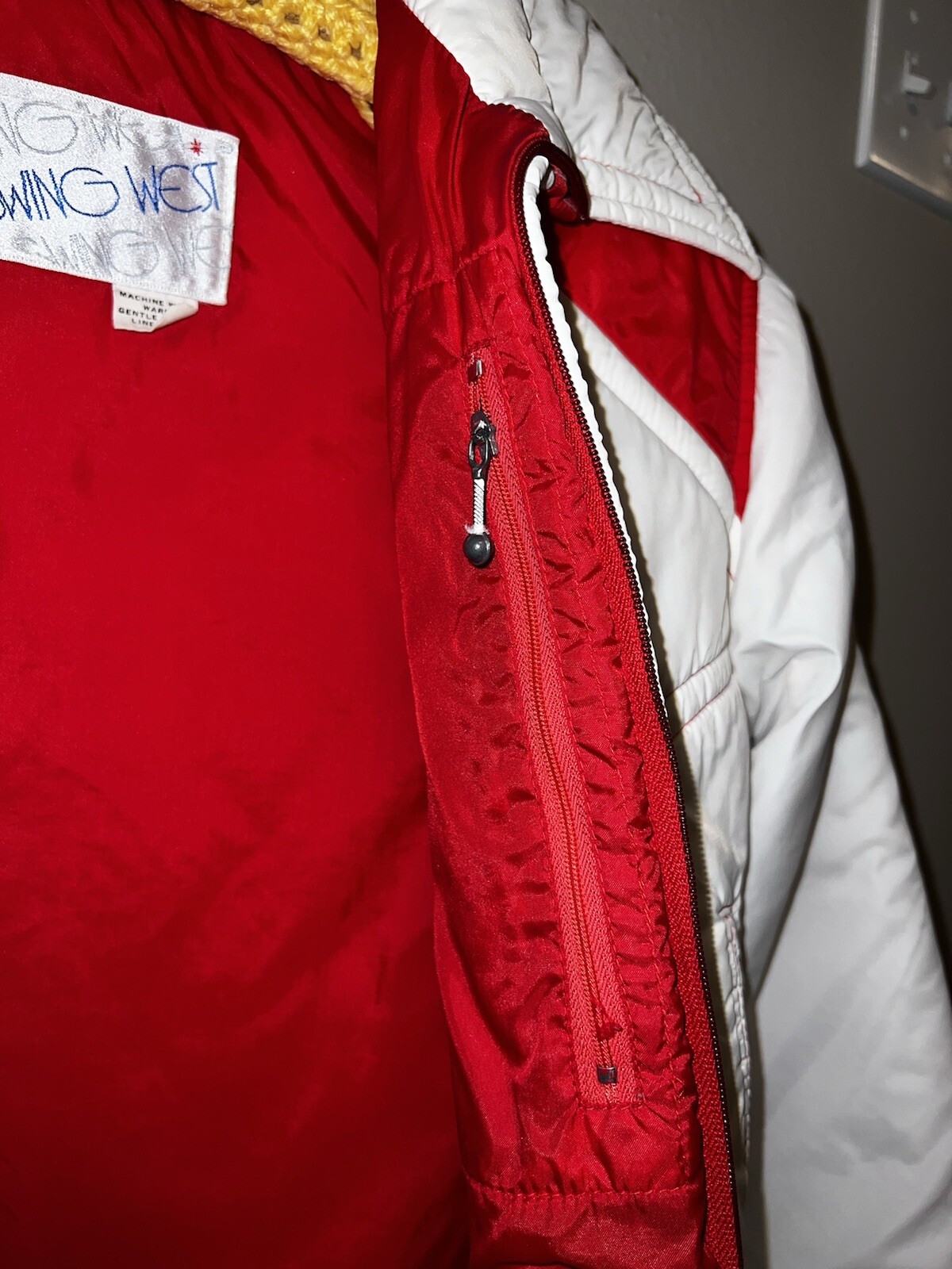 Vintage 70s Swing West Ski Jacket – WHITE AND RED