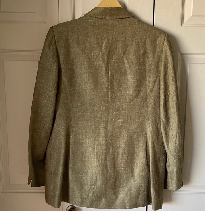 Blarney Woollen Mills | 2 Piece blazer skirt. Vintage 80s. Linen. Wool. Ireland.