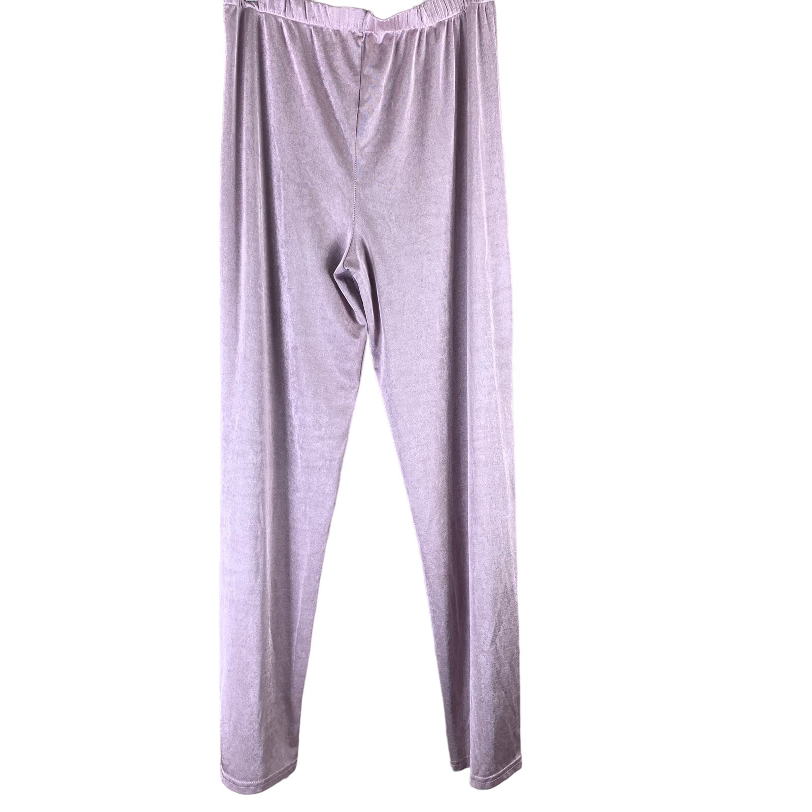 Vintage Pants Size XL Loungewear Light Pink Purple Nylon Stretch Jostar