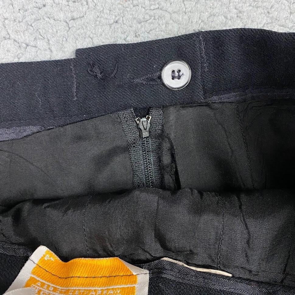 Pendleton Virgin Wool Pants Black Size 10 (29×32) lined Vintage 1980s FLAWS READ