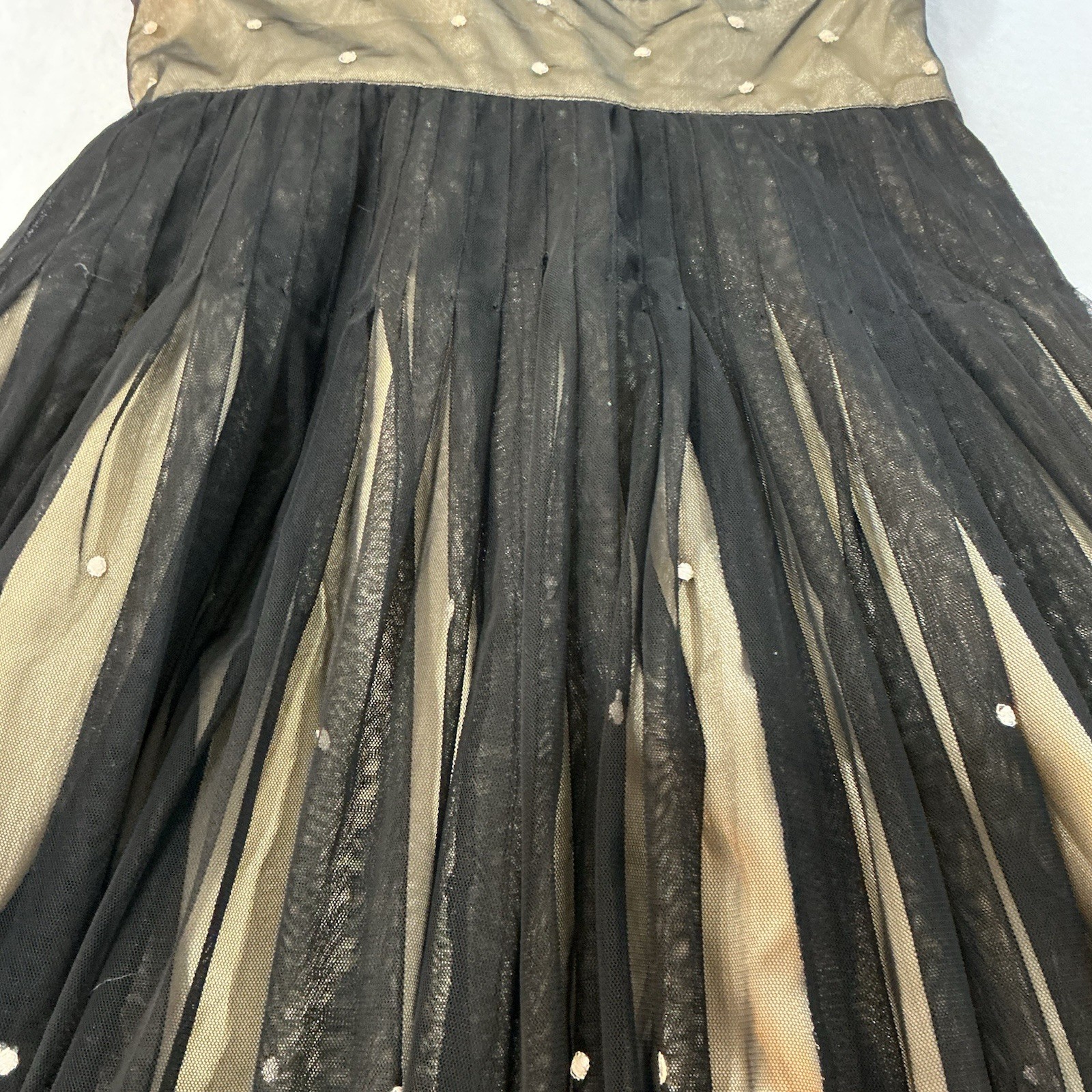 Vintage Scala Black Illusion Dress S Whimsygoth Homecoming Fall Wedding Art Deco