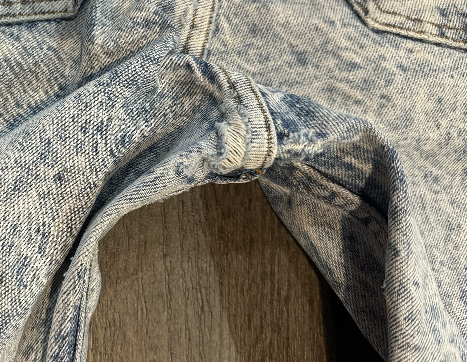 VTG Orange Tab Women’s Levi Jeans Acid Stone Wash 30 X 30 705-0209 Student