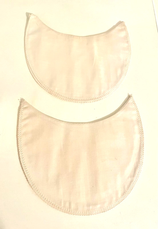 Vintage Kleinert’s Dress Shields Size 2 White Reg Shape Jubilee Soft Lingerie