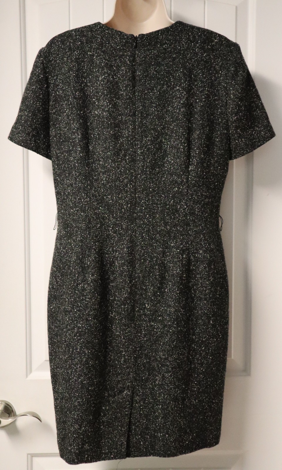 Vintage 1980s Talbots short sleeve 15% silk fall spring dress size 8P