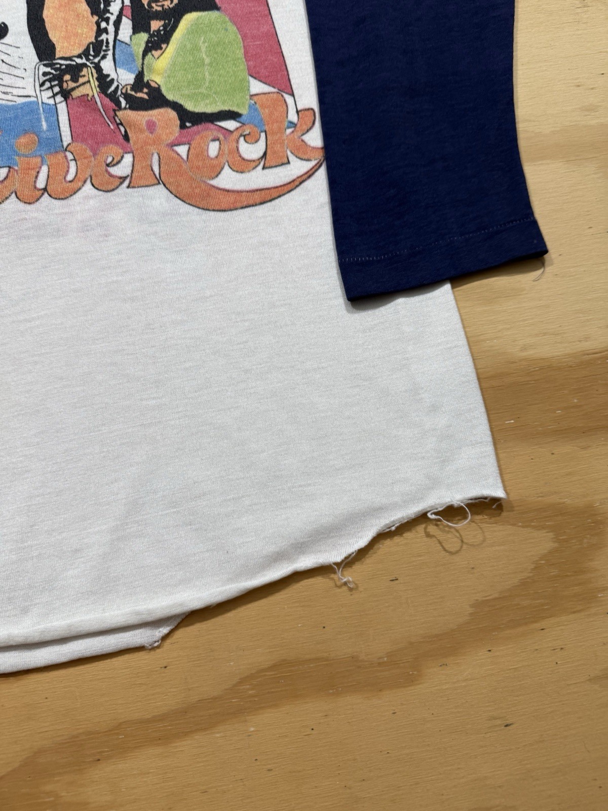 Vintage 70s 80s The Who Raglan Shirt Long Live Rock Tour Band Concert L