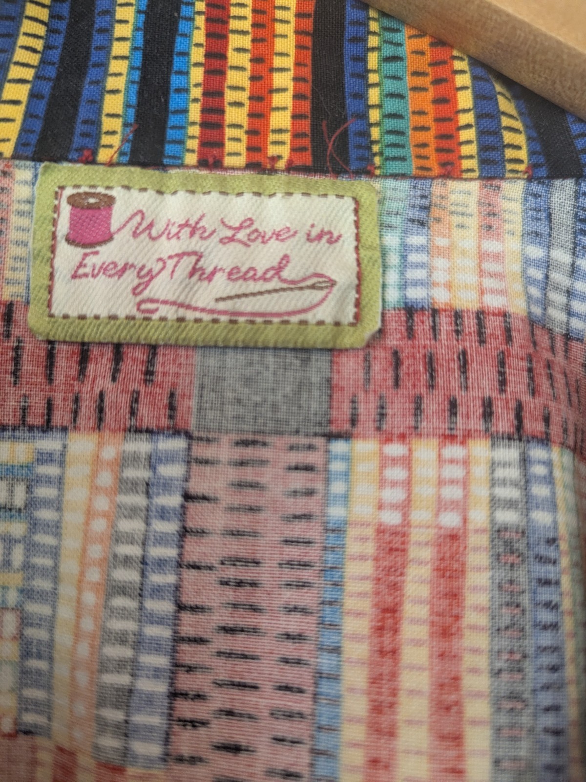 Handmade African Print Patchwork Button Up Shirt – Unique Artisan Piece
