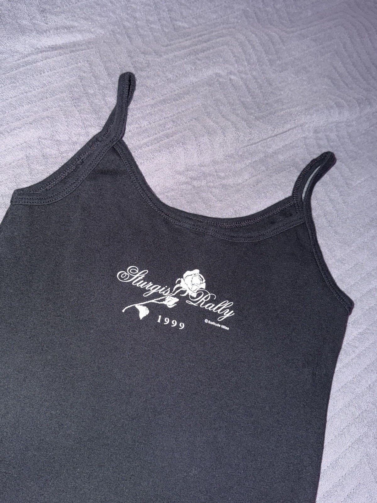Vintage 1999 Sturgis Rally Double Sided Tank Top Women’s L Fits S Made in USA