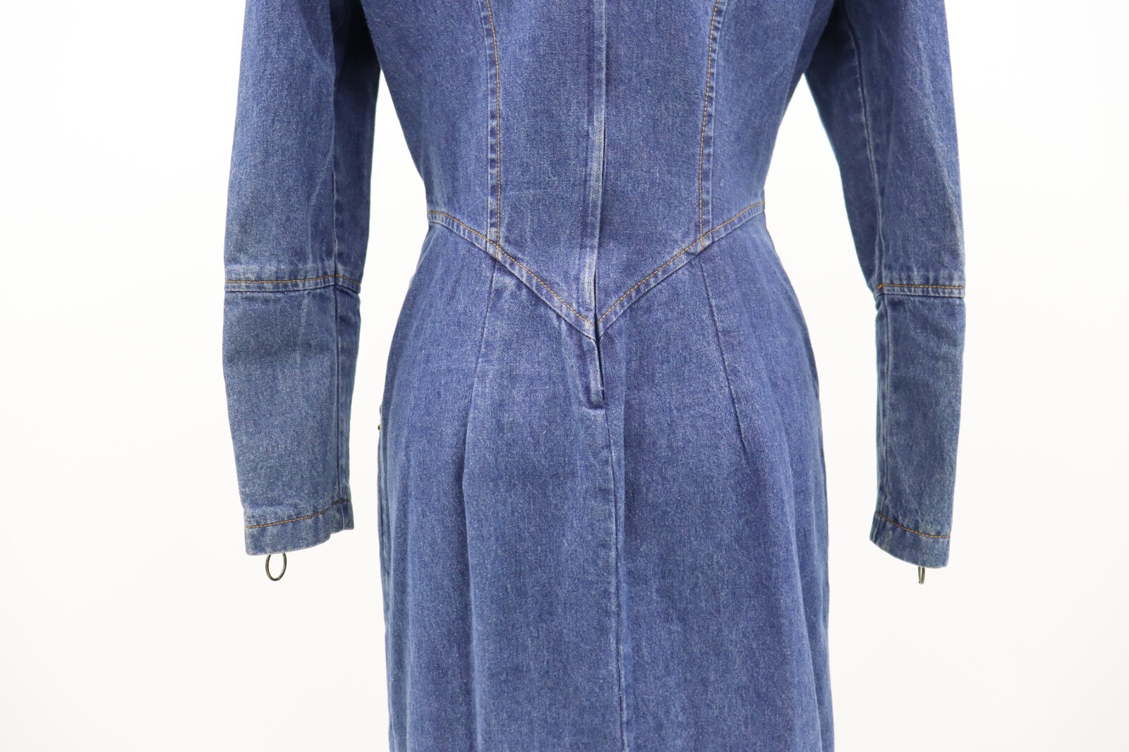Jou Jou Y2K 1990’s Denim Dress Stones and Gromet Embellishments Size M (Size 8)
