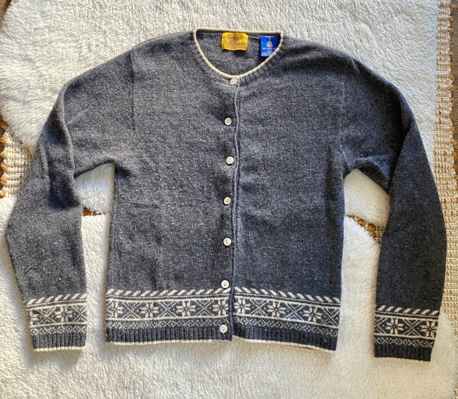 Carlyle & Kilmore 100% Virgin Wool Sweater – Small