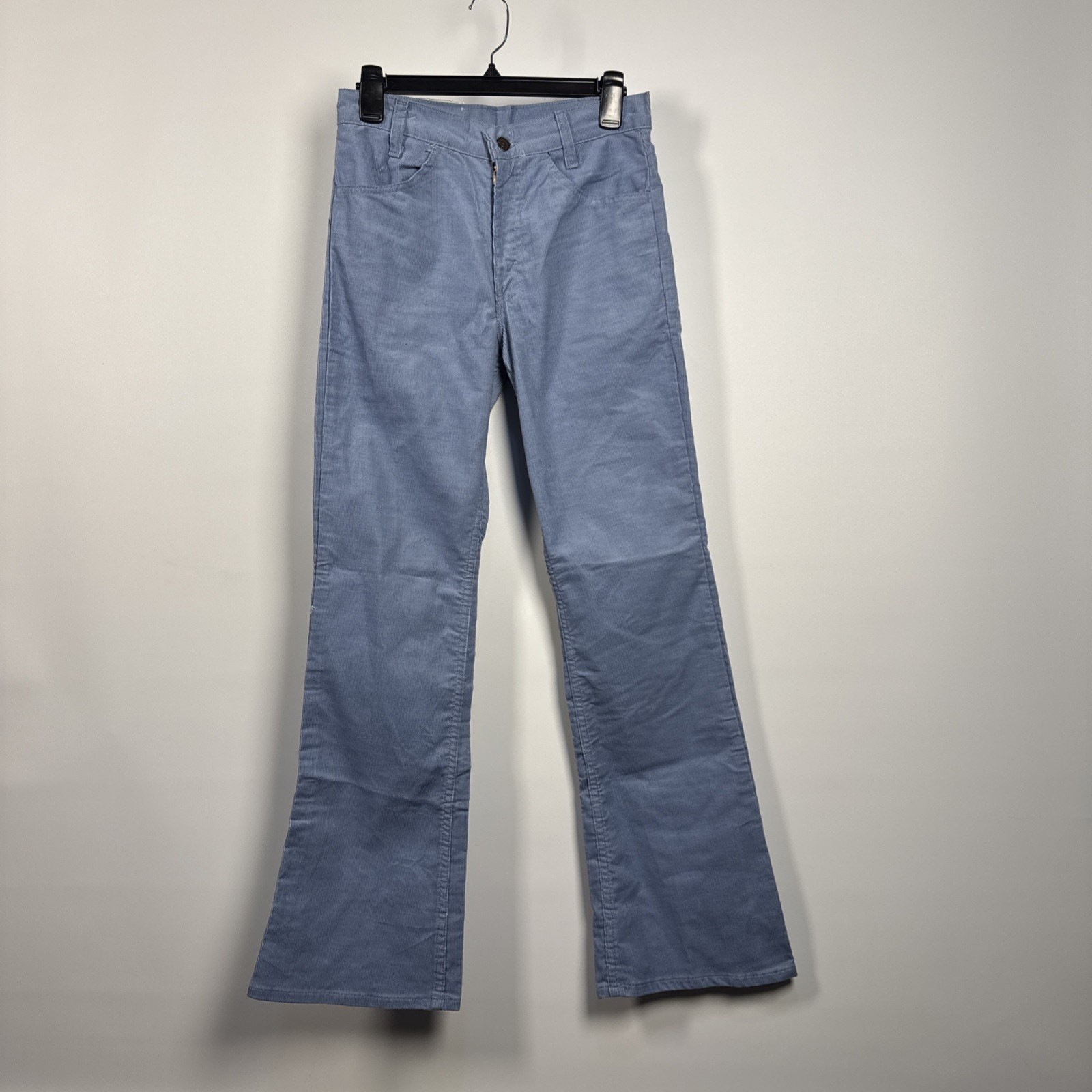 Deadstock NWT Vintage 1970’s Levi’s 746 Blue Corduroy Bell Bottoms 29×31