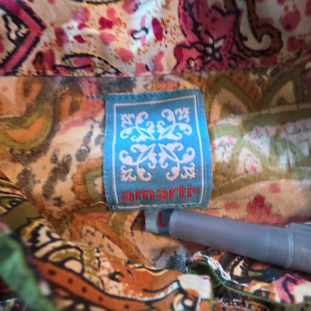 Vintage Boho Festival Dress Women’s Small Med Amarti Retro 60s/70s Hippie Chic *