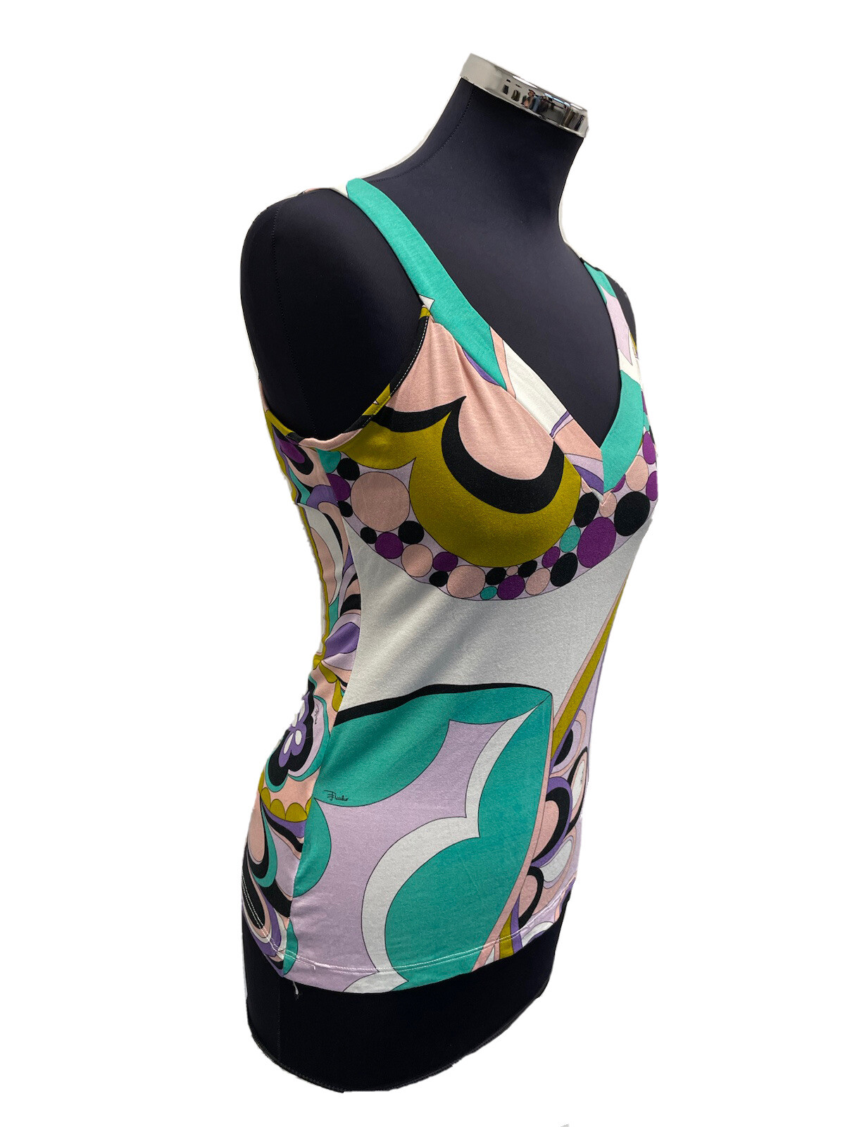 EMILIO PUCCI SHIRT TOP WOMEN SHIRT SHIRT VINTAGE JHA289