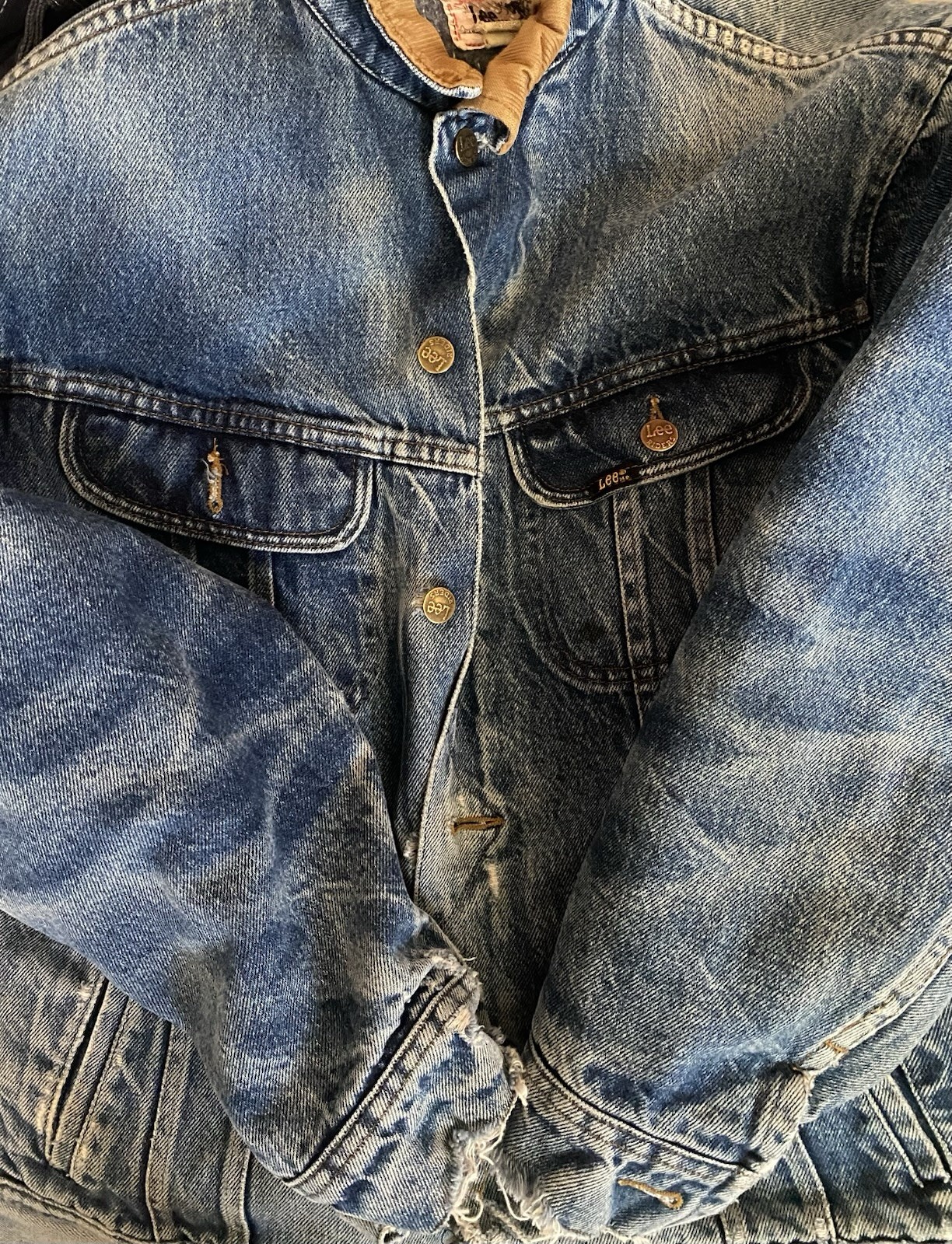 1990’s AUTHENTIC Lee STORM RIDER MEXICO MADE VINTAGE JACKET 42 L