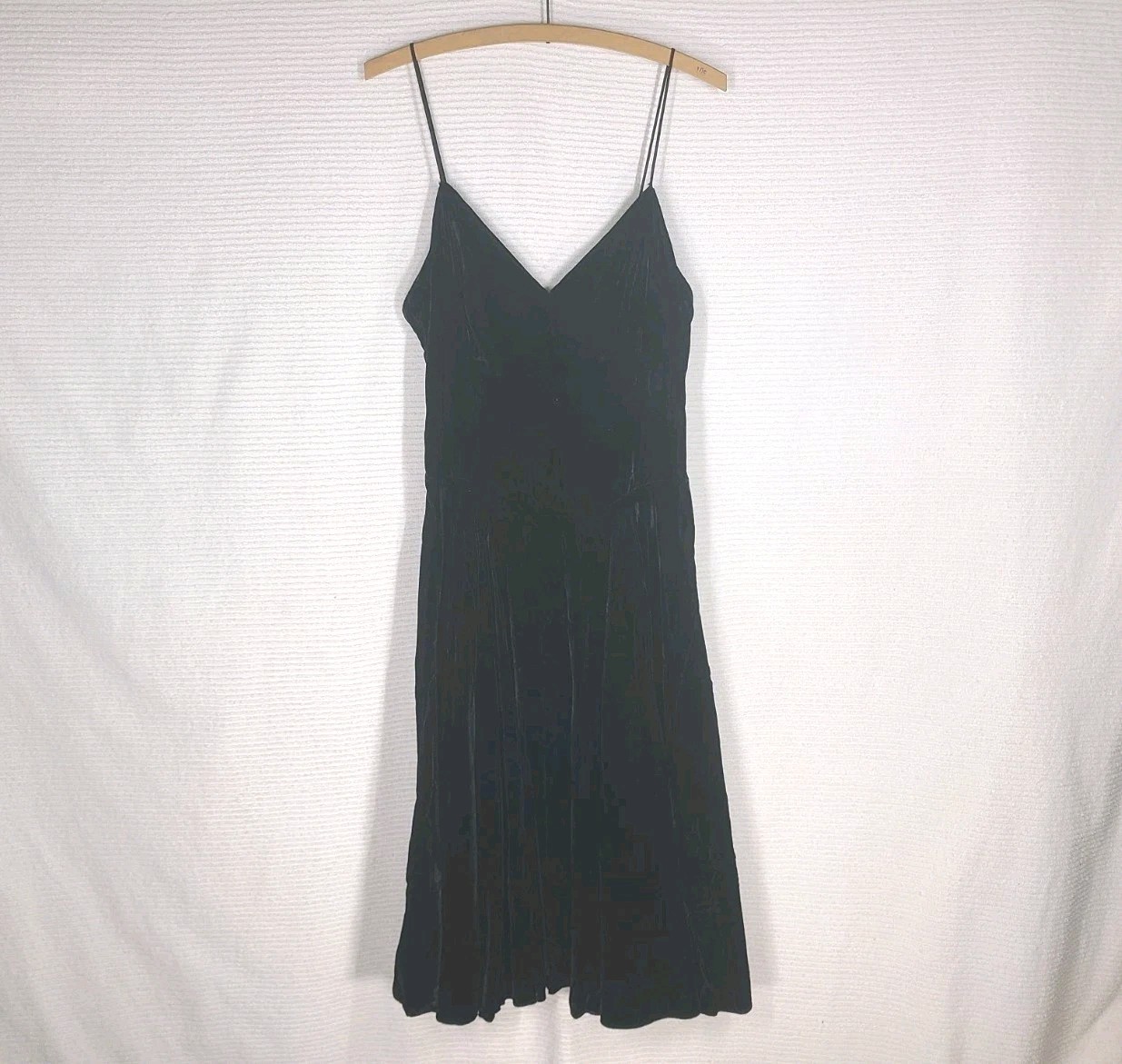 Vintage 70s Velvet Party Dress Princess Seam Circle Skirt Sylvia Stevens Disco