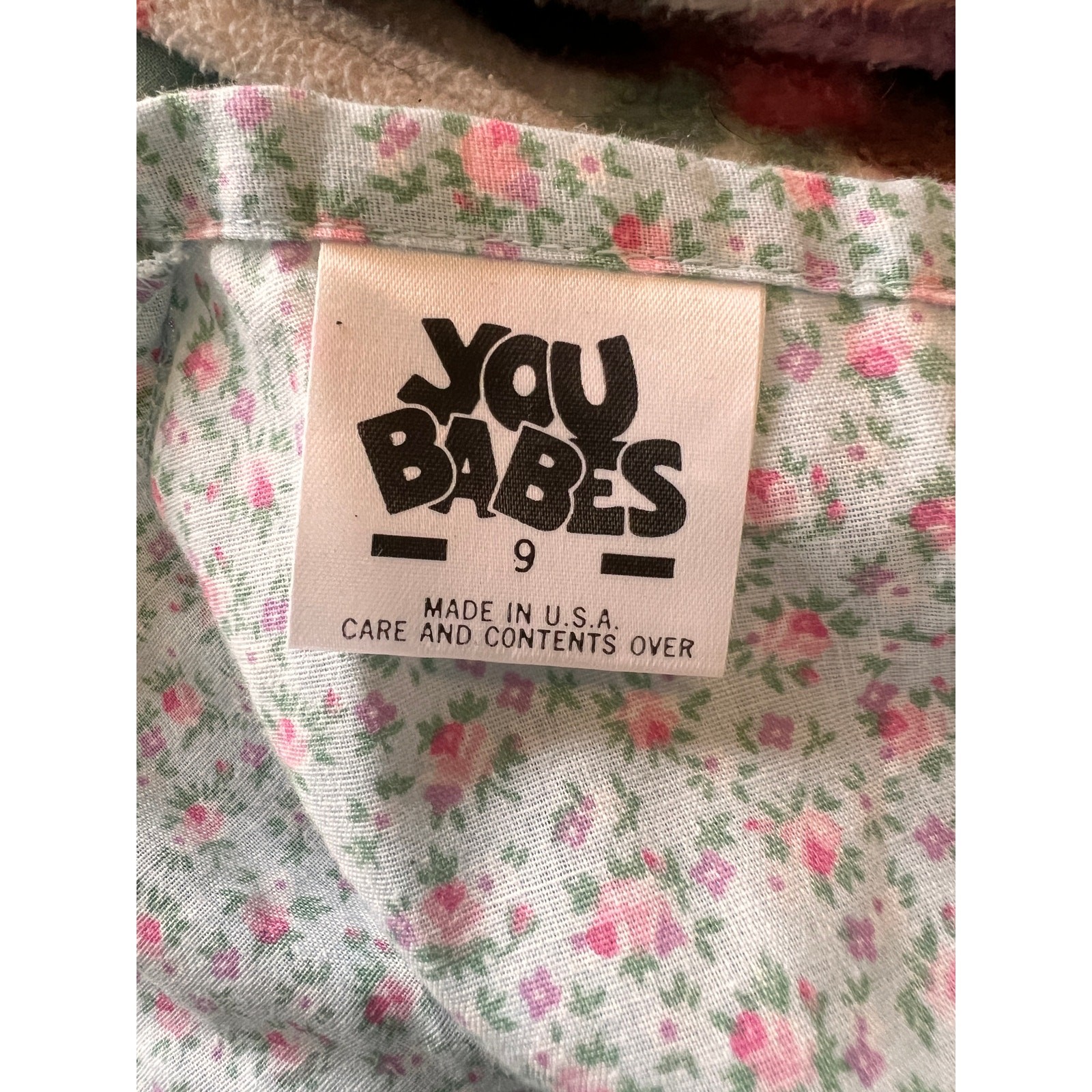 Vintage 70s floral prairie boho tiered skirt cottage core You Babes small