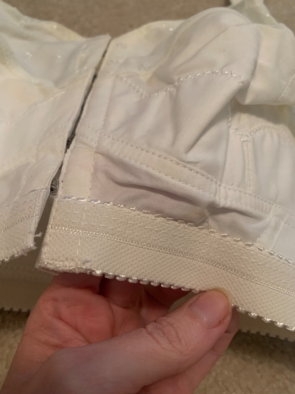 NIB Vintage Sears Under Fashions White Full-Coverage Front Closure Bra