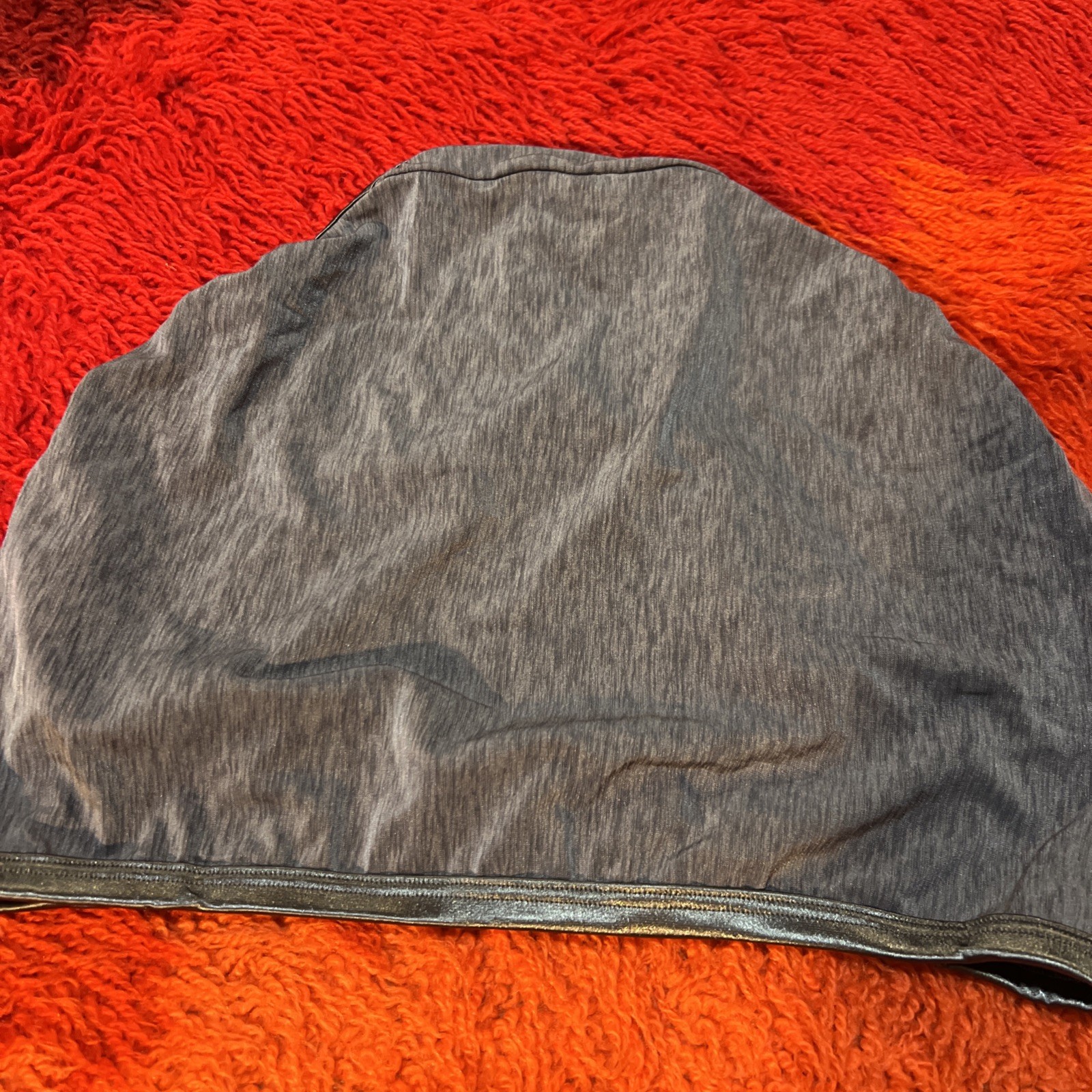 Vtg Vanity Fair Silky Nylon Satin Trim Charcoal Grey Panties 9 2XL