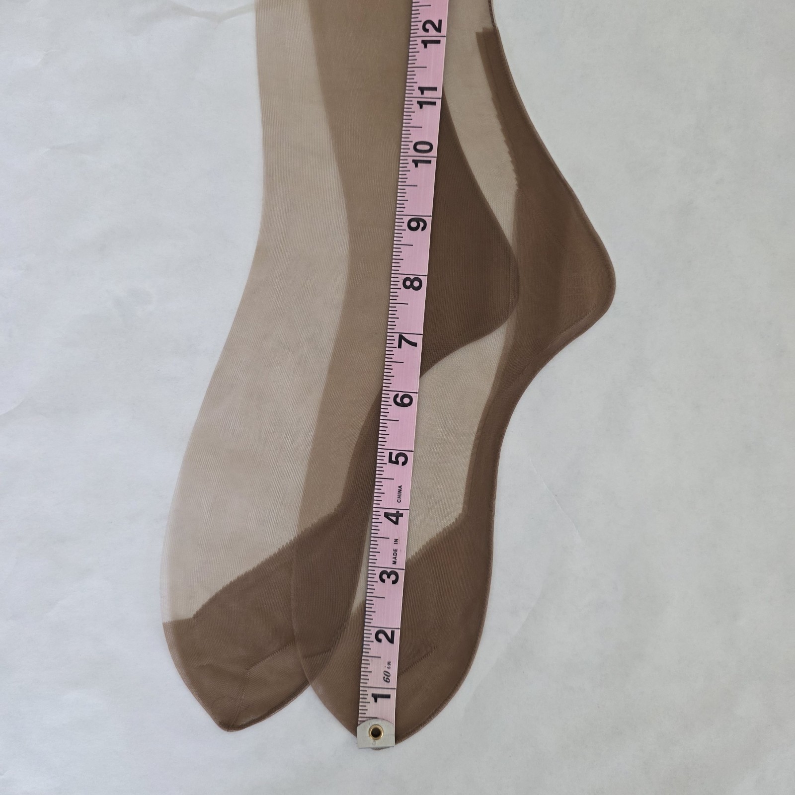 Vtg Unworn Isis Stockings Cuban Heel 51 Gauge 50 Denier Daytime Sheers U 10 LONG