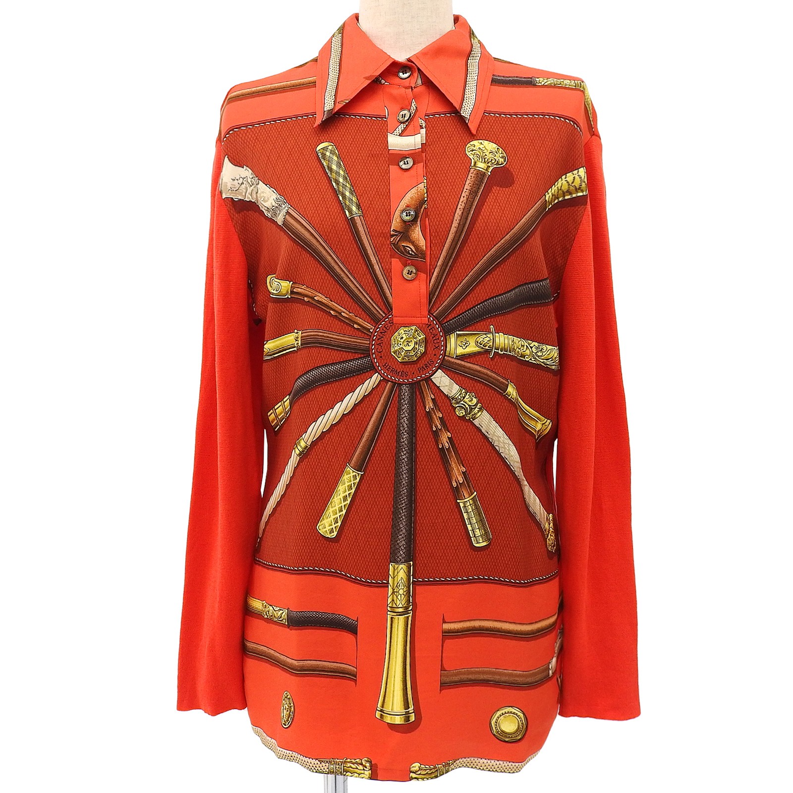 HERMÈS Hermes Twill Reine Silk Shirt – DUTY FREE