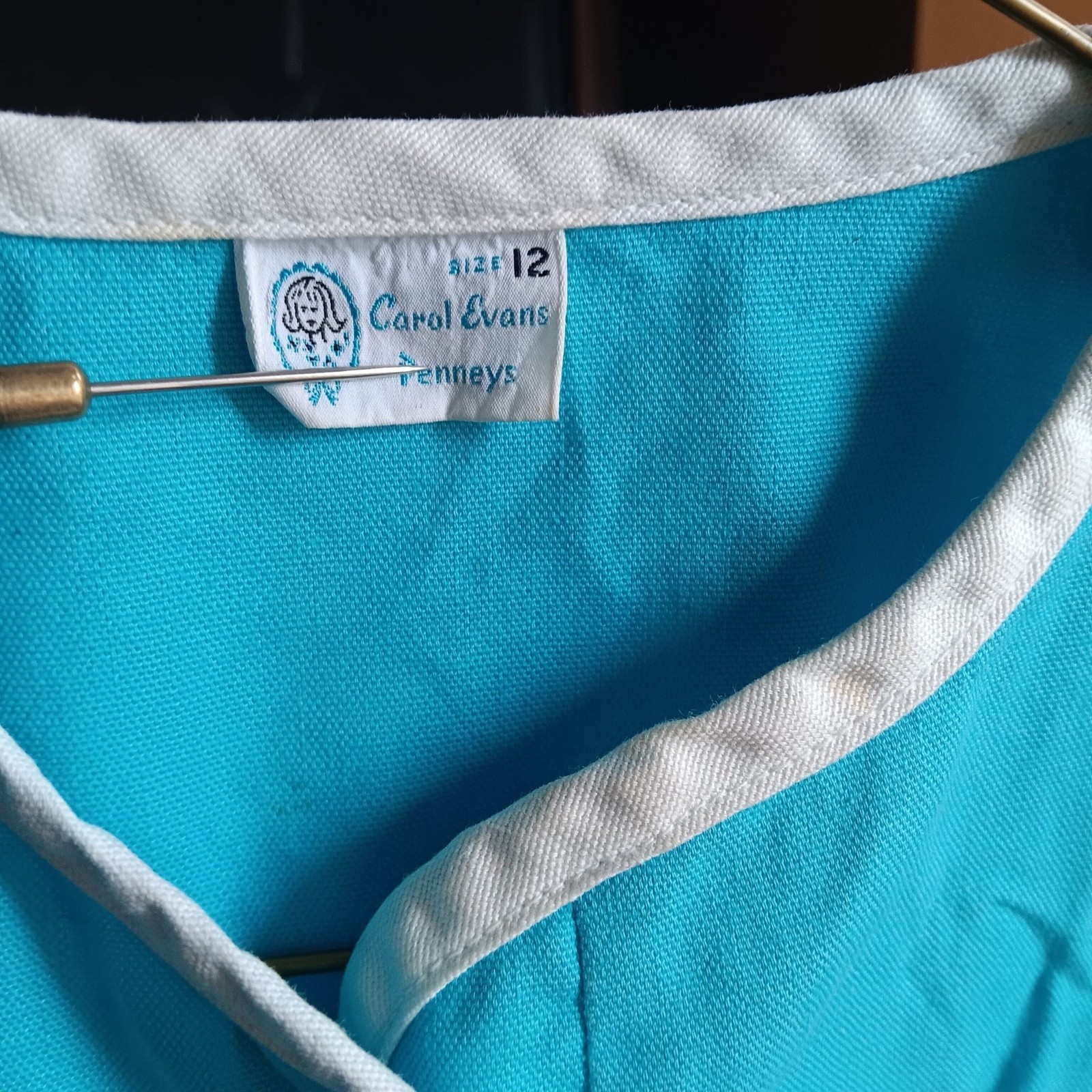True Vintage 1960’s Women’s XS Girls 12 Gym Class Uniform Penneys Blue Scooter