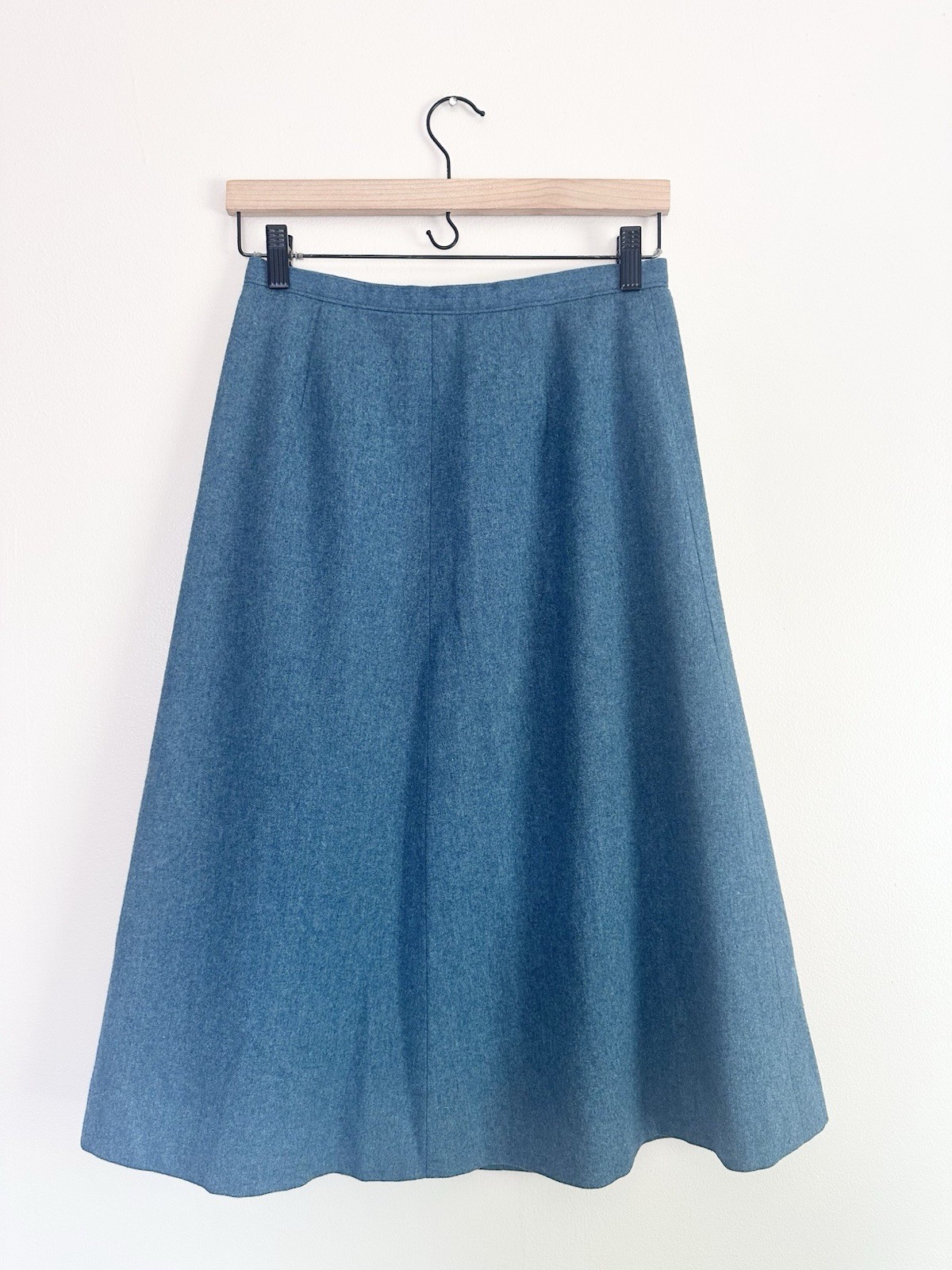 VTG Pendleton 1970’s Skirt Women’s 100% Pure Virgin Wool Teal Size 12 USA