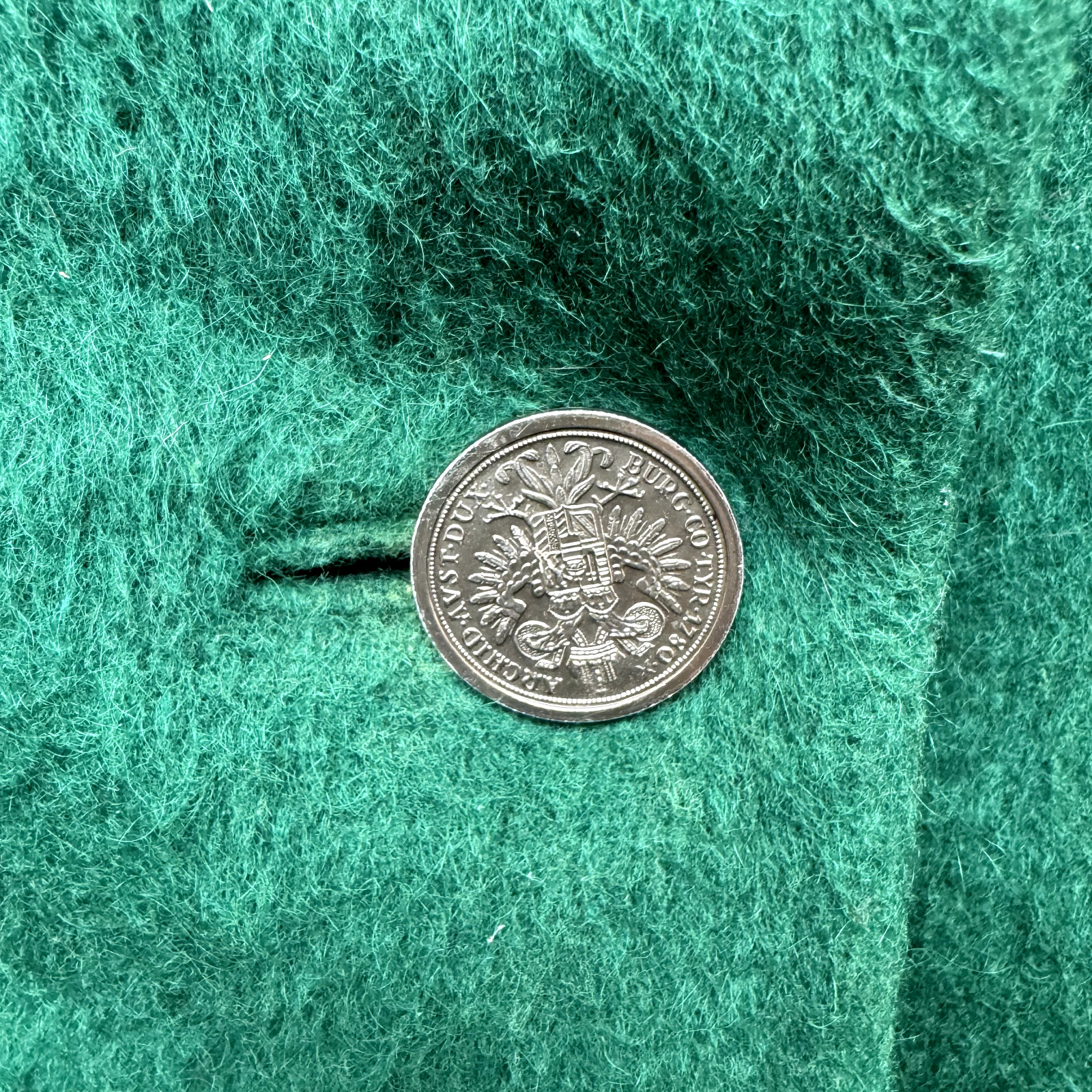 60s Vintage Coat 8 Medium Women Green Teller Austrian Olympic Ski Team Innsbruck