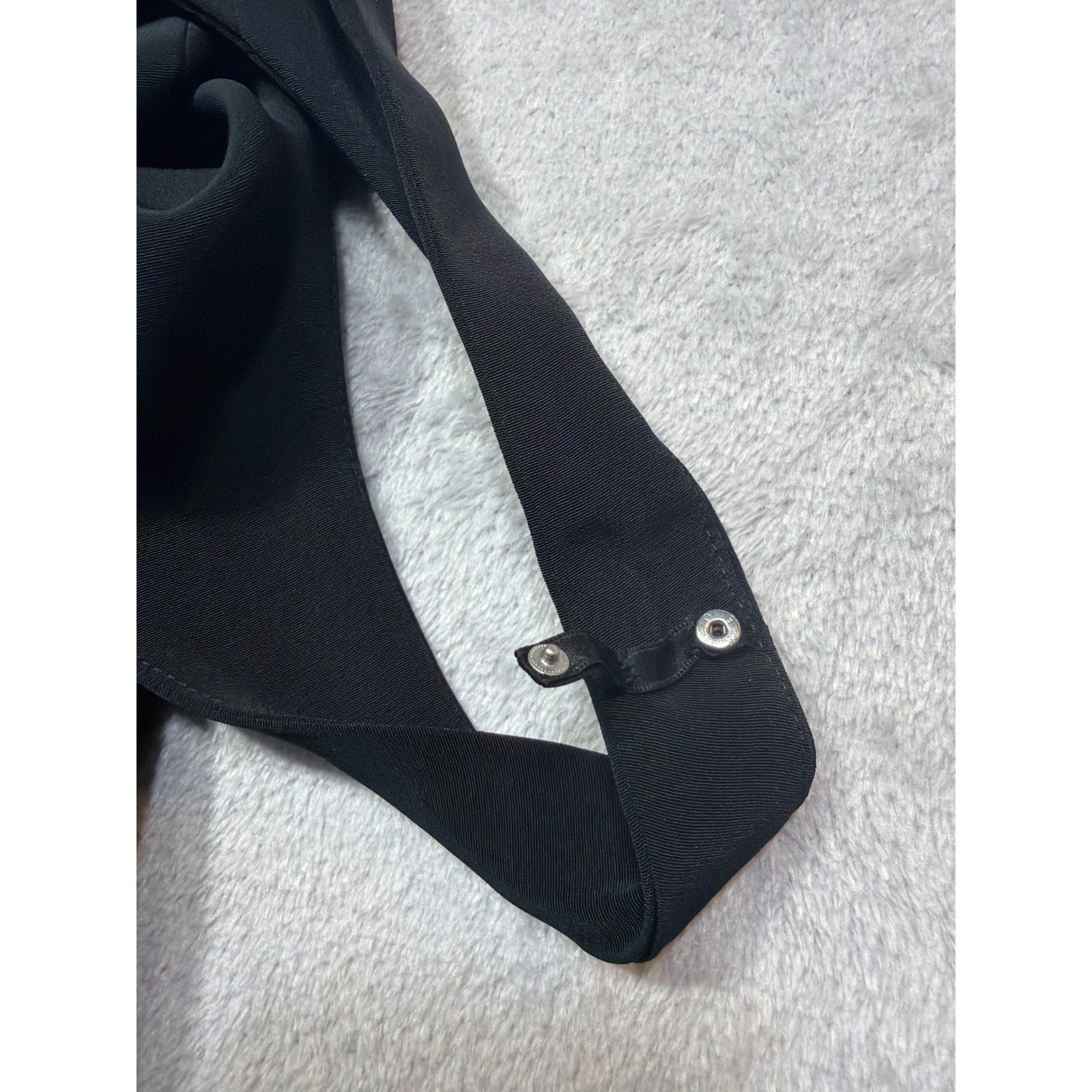 Vintage Worth Little Black Dress Sleeveless Fit Flare 90 Quiet Luxury minimalist