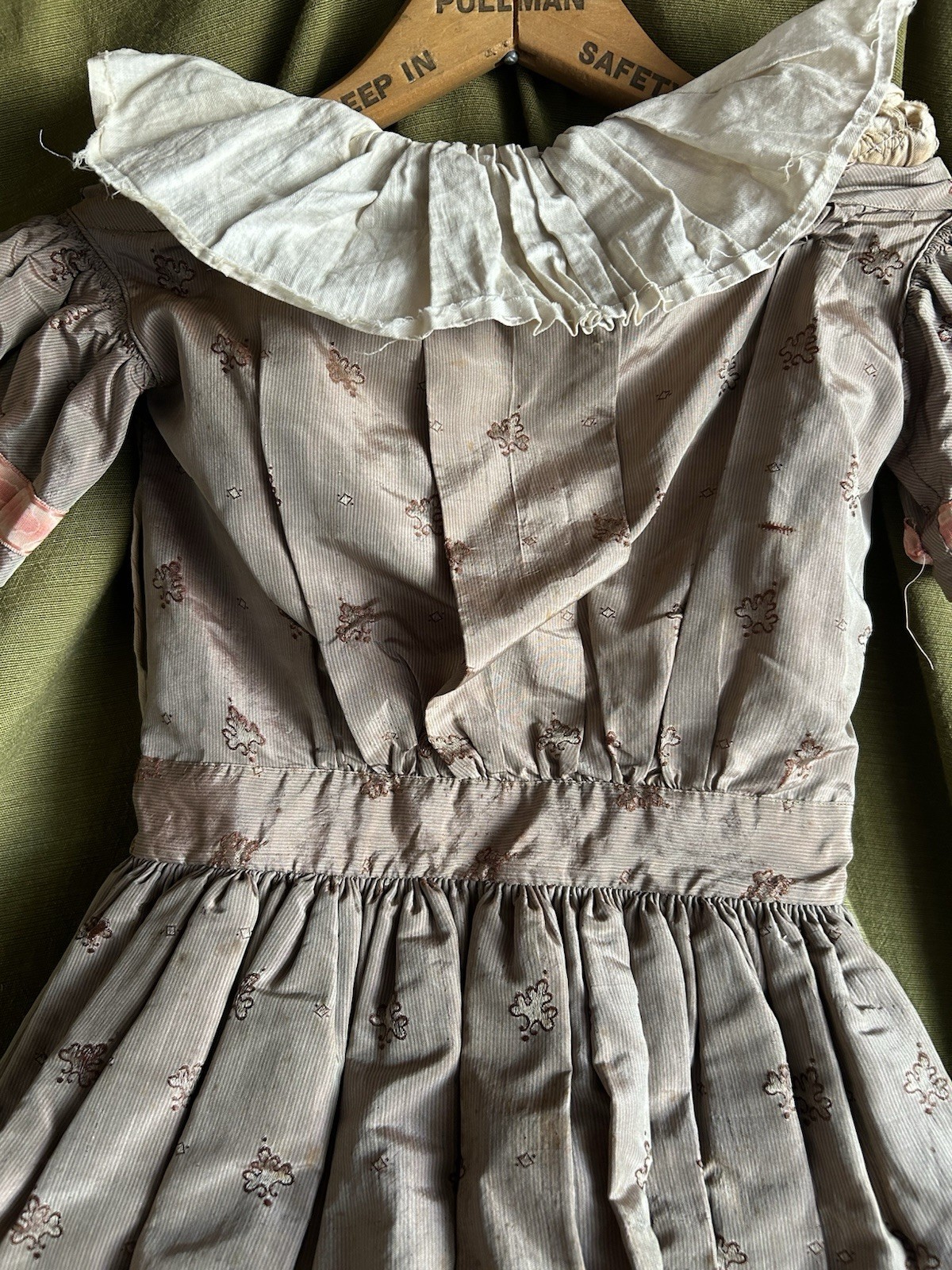 Antique 1860’s Dress Helen Jo Payne Collection Civil War Era