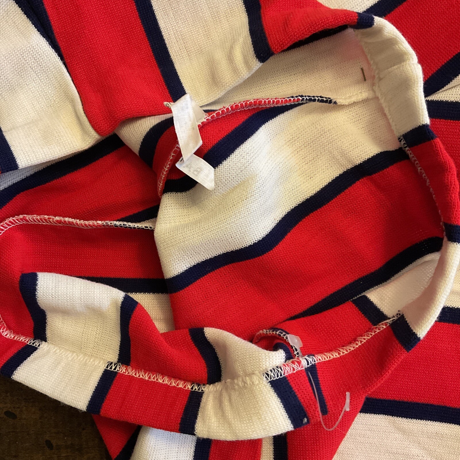 vintage 1950s 1960s 1970s Patriotic Striped Shorts Summer Beach Retro Red White