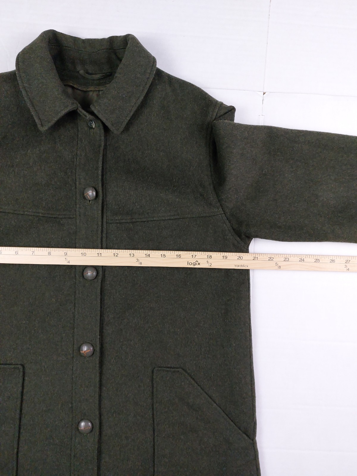 Vintage Rascher Loden Wool Austrian Hunting Jacket Womens Size 40 Green Lined