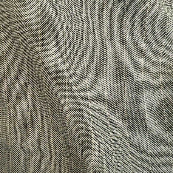 Reflections Vintage Grey Herringbone High Waist Pants Costume Theater 10T 12B