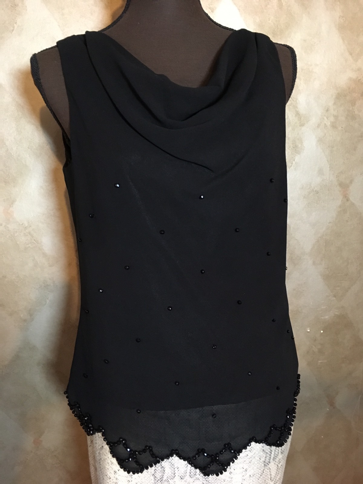 Betsy Lauren Beaded Evening Top 8
