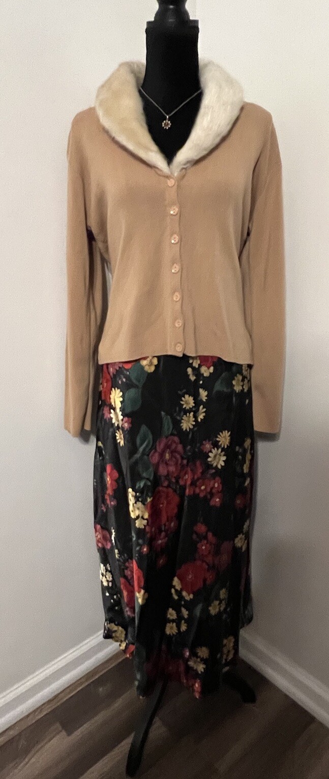 90s VTG Slip Dress Womens Sz S Satin Nightgown Lingerie Feminine Romantic Goth