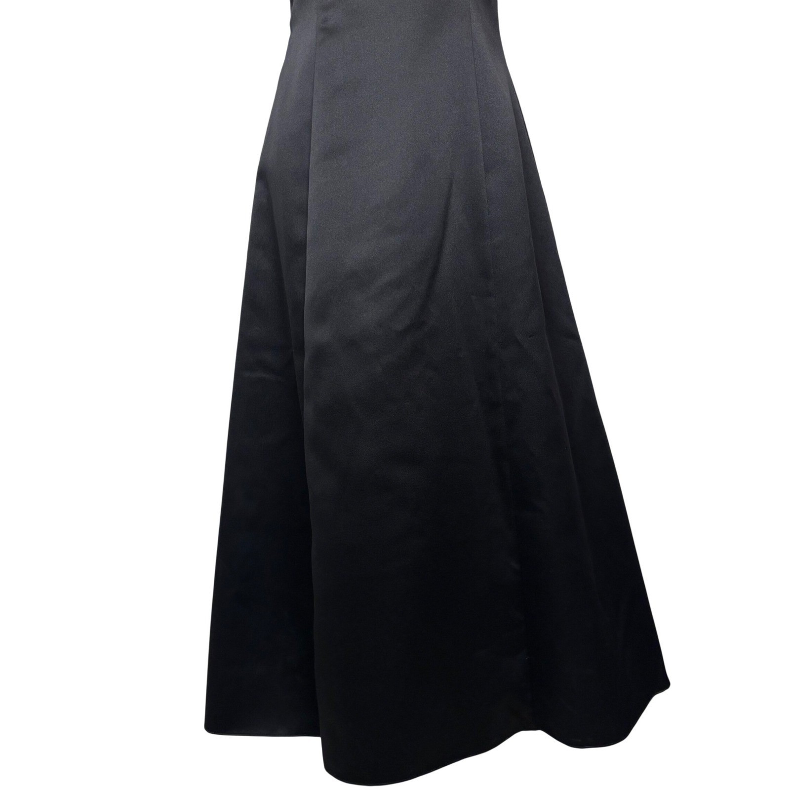 vintage 90s betsy & adam by jaslene elegant black white rhinestone dress NWT y2k
