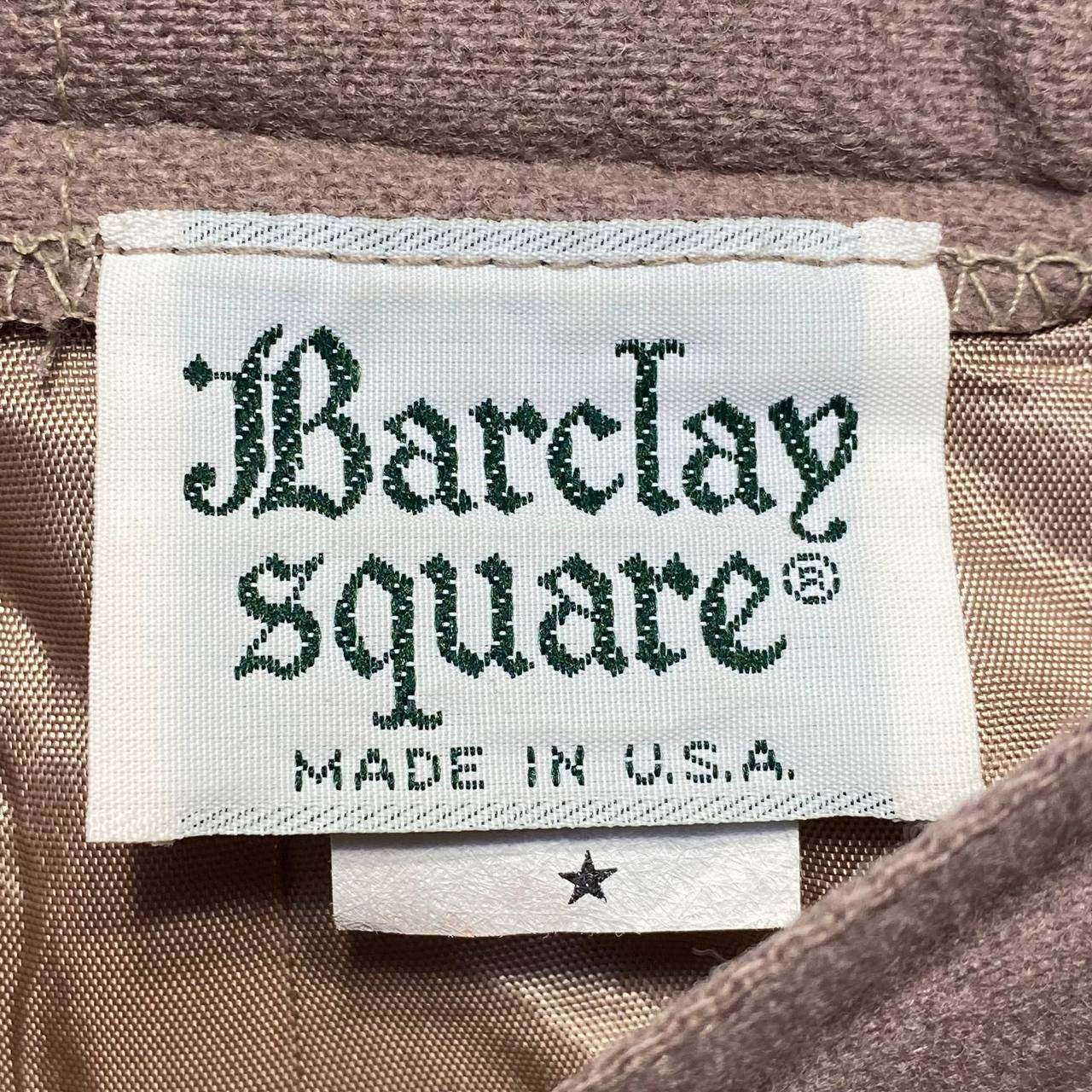 Barclay Square Pencil Skirt Women 9/10 Taupe Wool Blend Pleated Vintage 90s