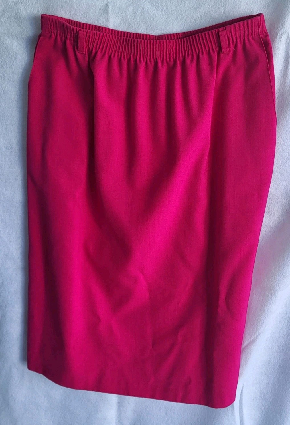 vintage Alfred dunner suit set blazer skirt pink 12/16 pockets machine wash usa