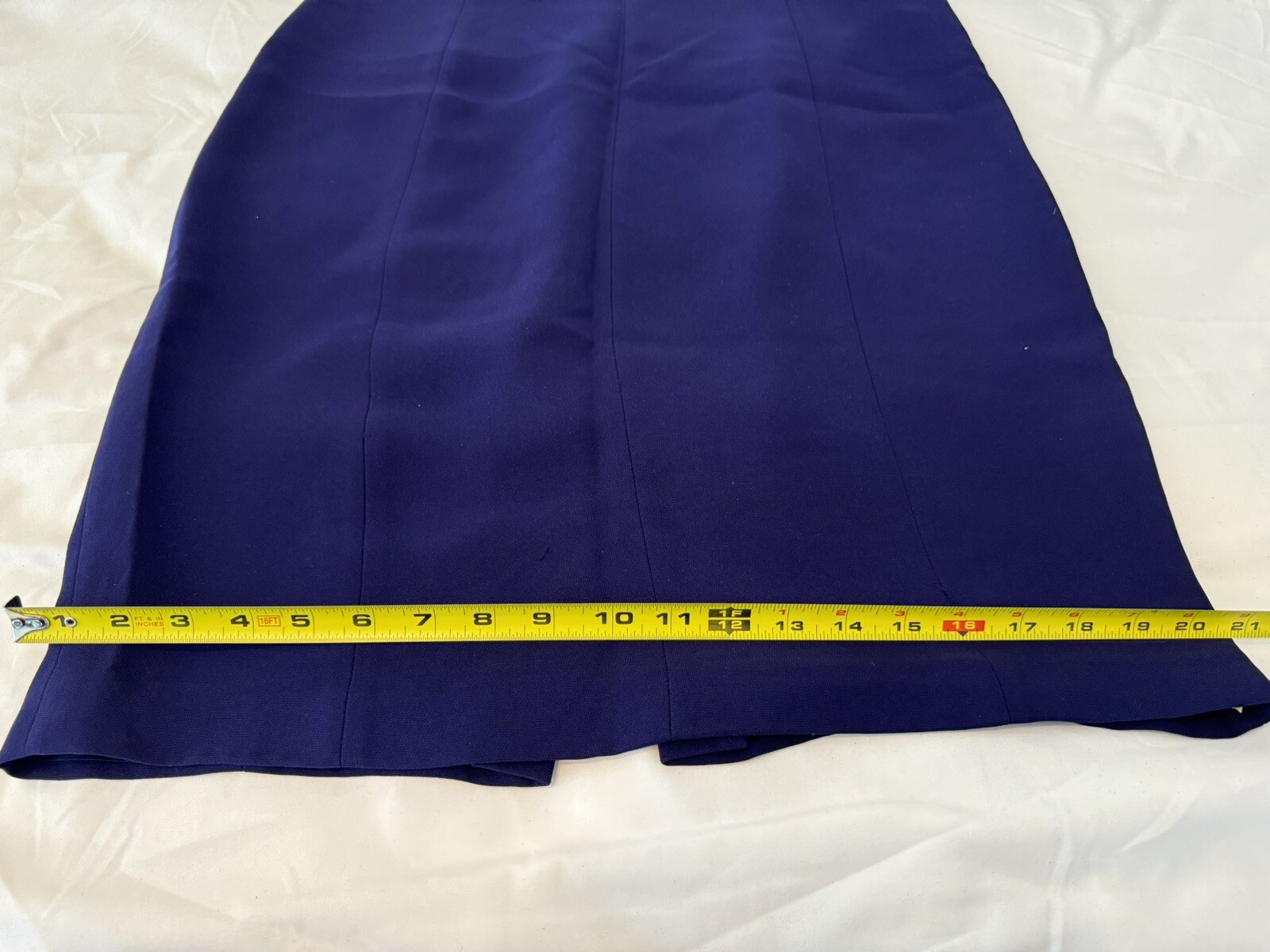 Vtg Y2k Shift Dress Jones New York Purple V-Neck Size 12