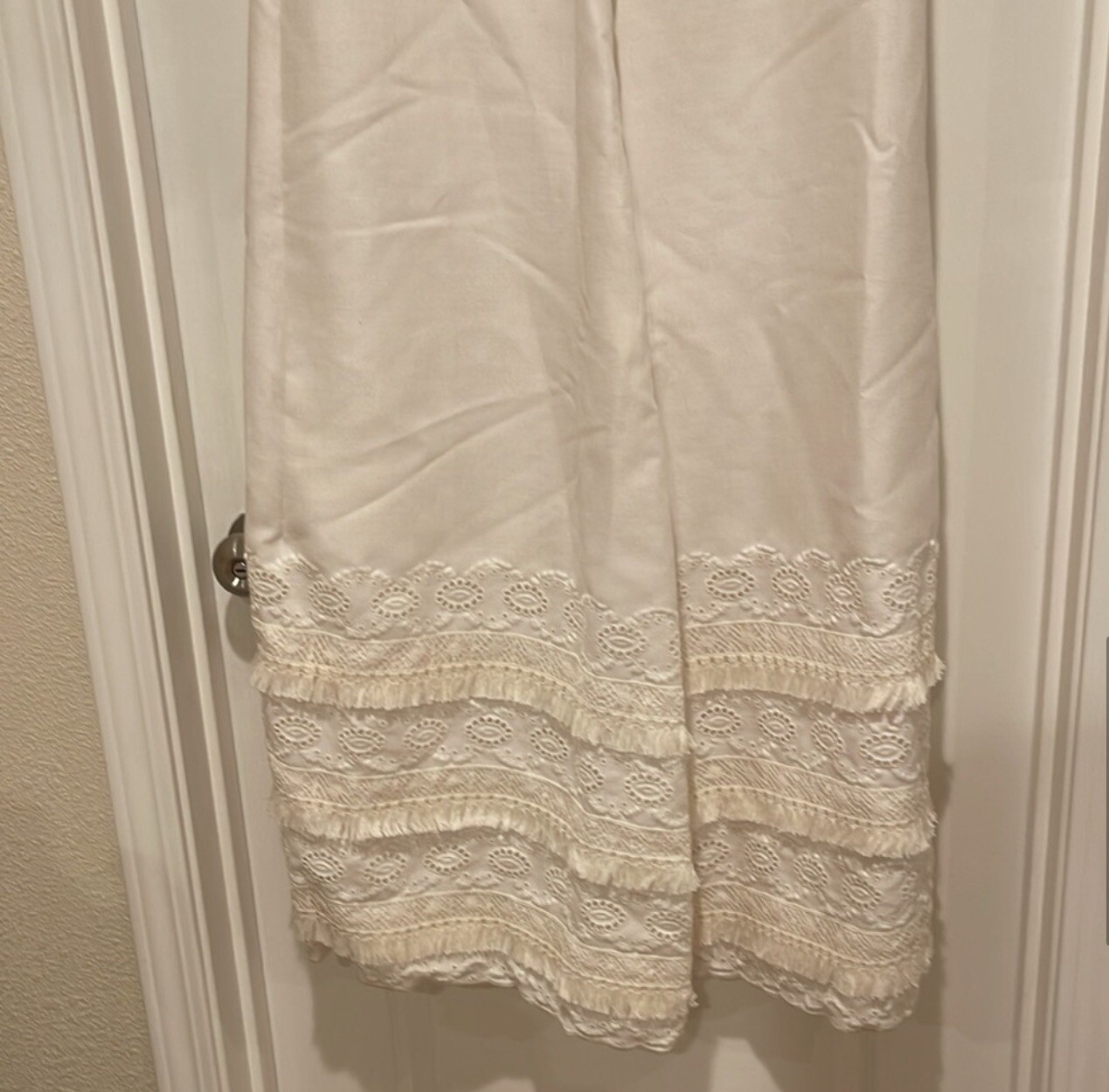 1960s Emma Domb Ivory Dress Size 13 Little Dirty