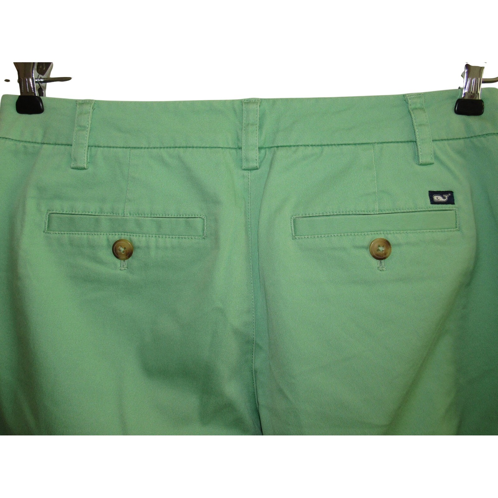 Vineyard Vines Womens 2 Mint Green Wide Leg Crop Pants Stretch Cotton Chinos