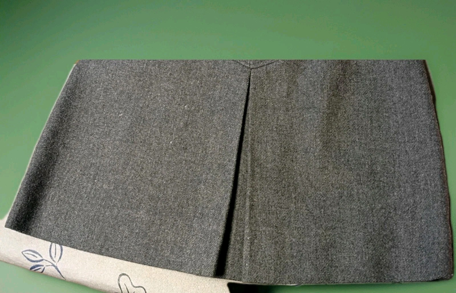 Vintage 1960s Sears Jr Bazaar Wool Mini Skirt Size 9 Dry Clean 12″ Waist Buttons