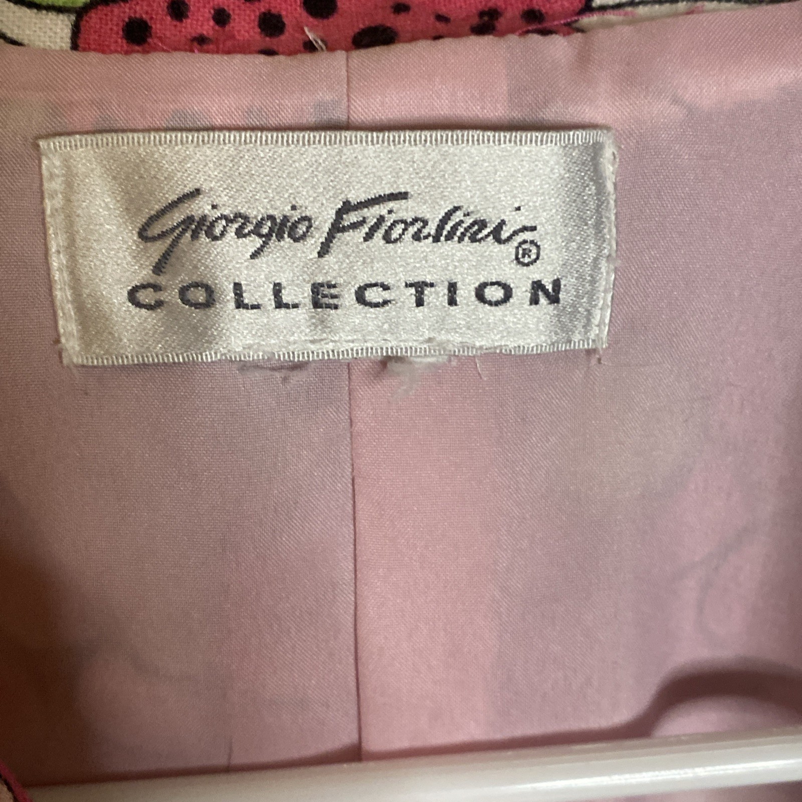 Vintage Giorgio Fiorlini Collection Womens Floral Blazer Sz L Geek Grannycore