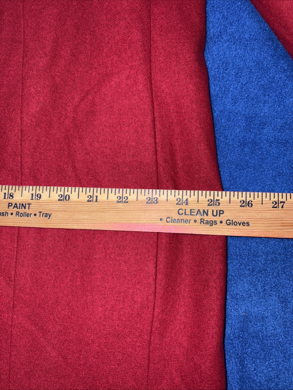 Braefair Women’s Red Wool Blend Long Swing Coat Pockets Lined Nwot Size 16