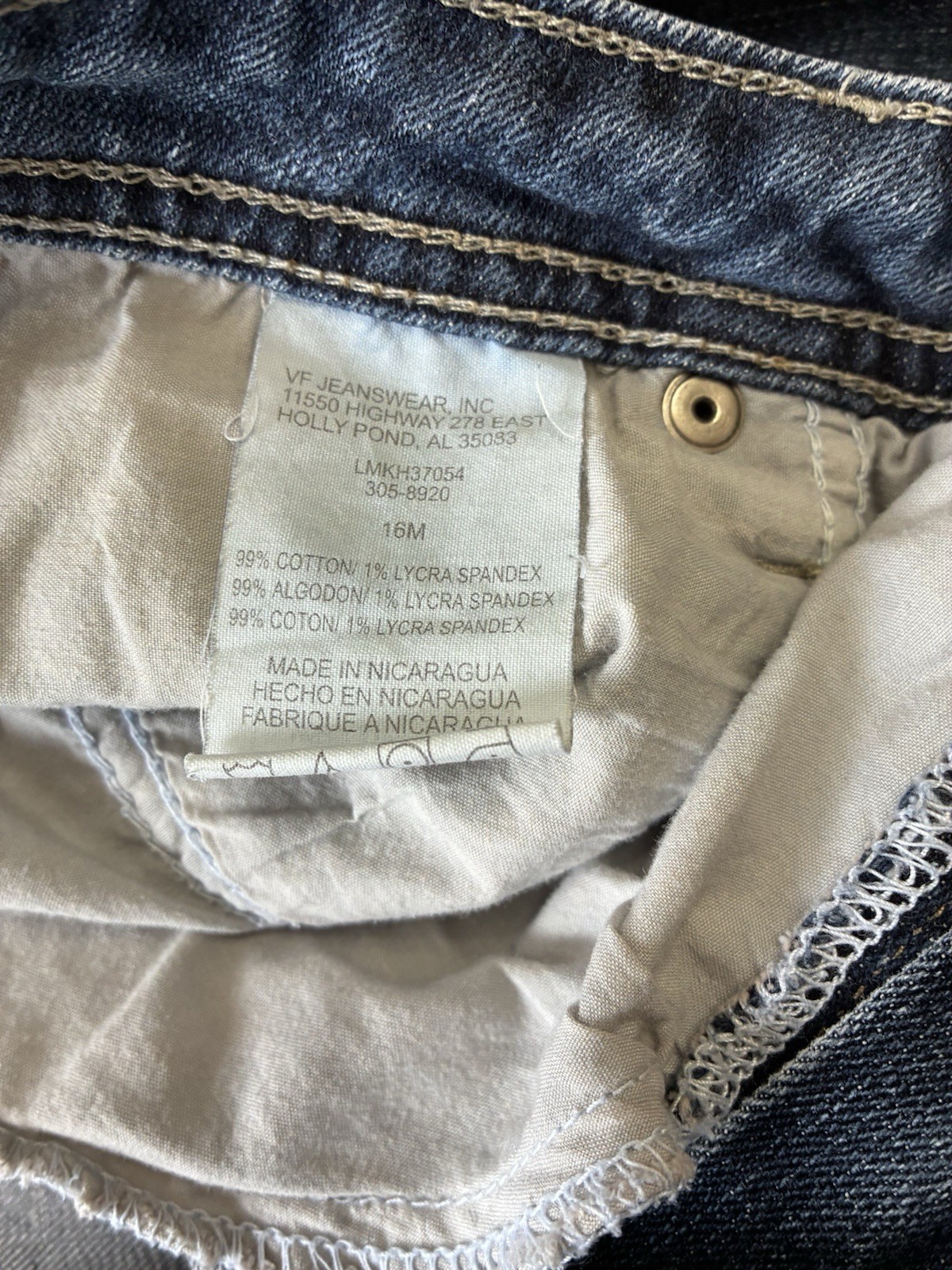 Lee Jeans Women’s 16M (36X30) Relaxed Fit Straight Leg Denim Jeans Dark Blue