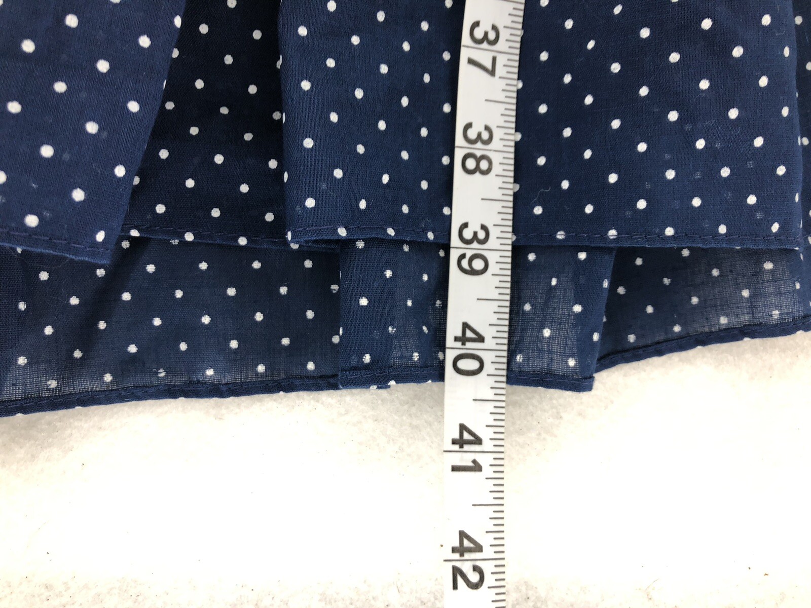 Vtg D. B. A. – L.A. Dress Womens Size 7 Polka Dot with Belt NWT