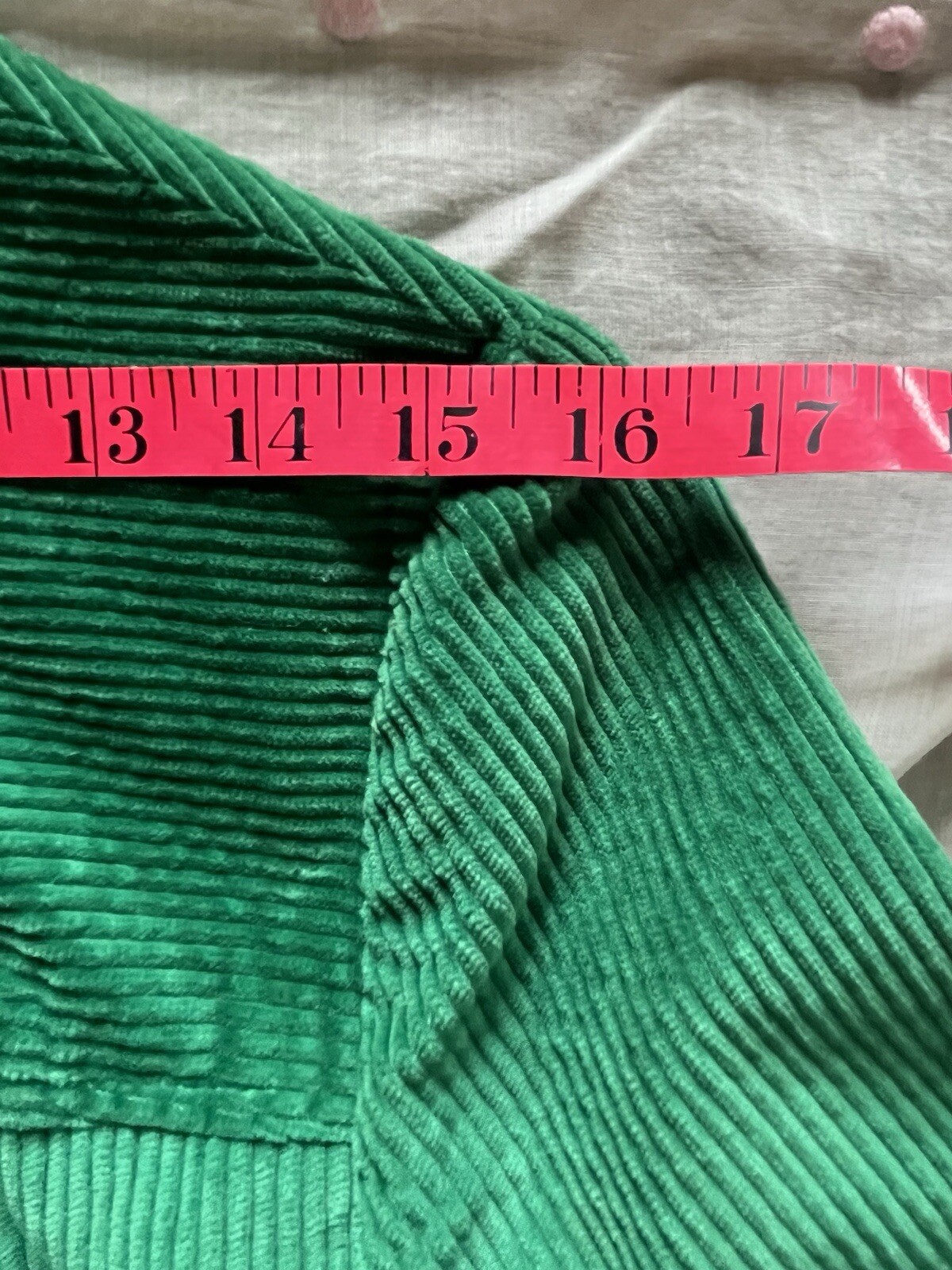 1970s Women’s Austin Hill Green Corduroy Dagger Collar Metal Zip Jacket Shacket