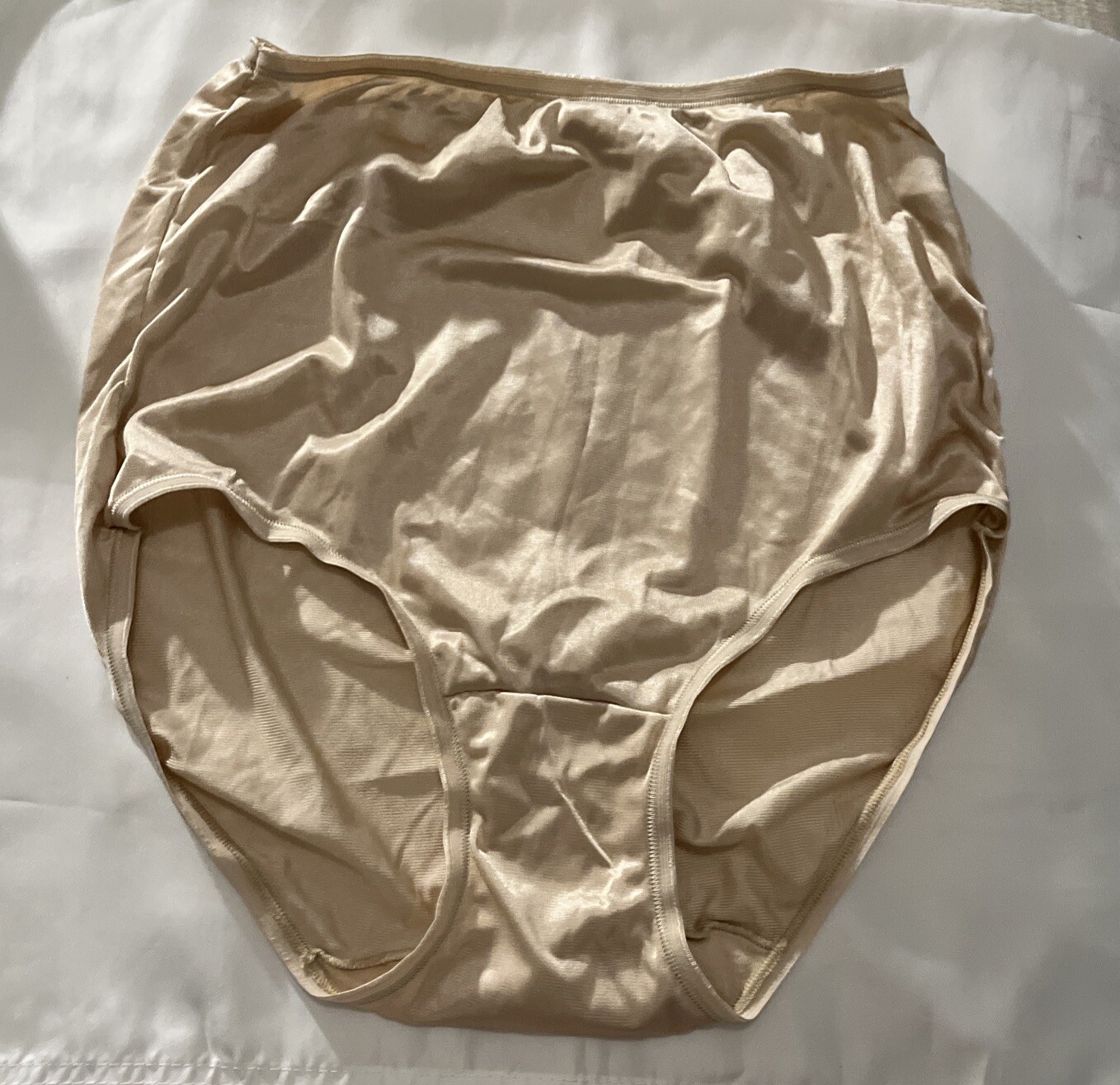 VINTAGE GRANNY SILKY NYLON JC PENNY BY ADONNA PANTY BRIEF sz 8