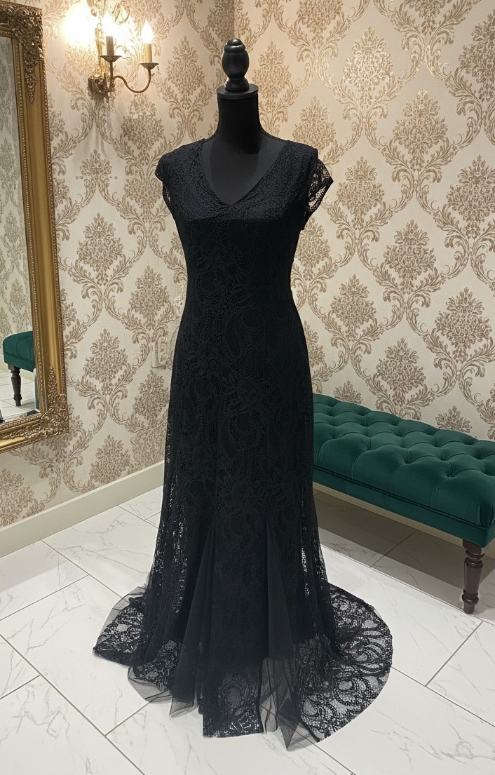 Stunning vintage Y2K Candalite formal gown.