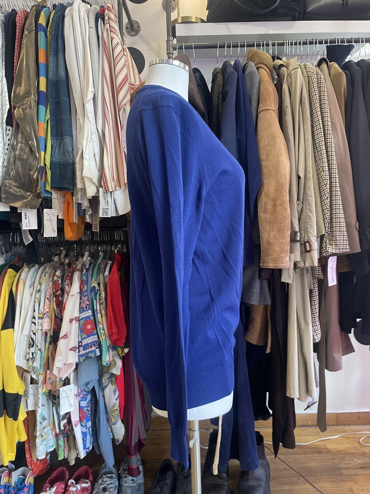 2000s Roberto Cavalli Cobalt Sweater— Small